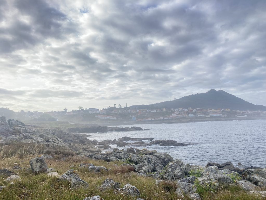 Rocky coastline of Galicia, captured during Garrett Landers' Camino de Santiago journey through northern Spain.