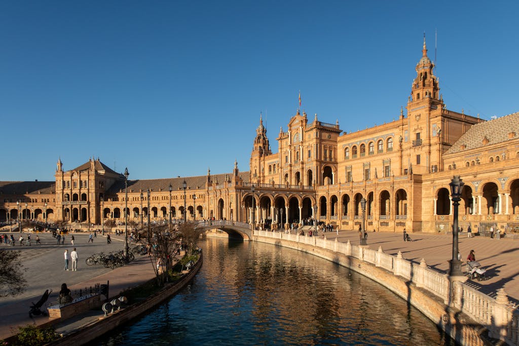 Plaza de España, iconic highlight of any Seville travel guide itinerary