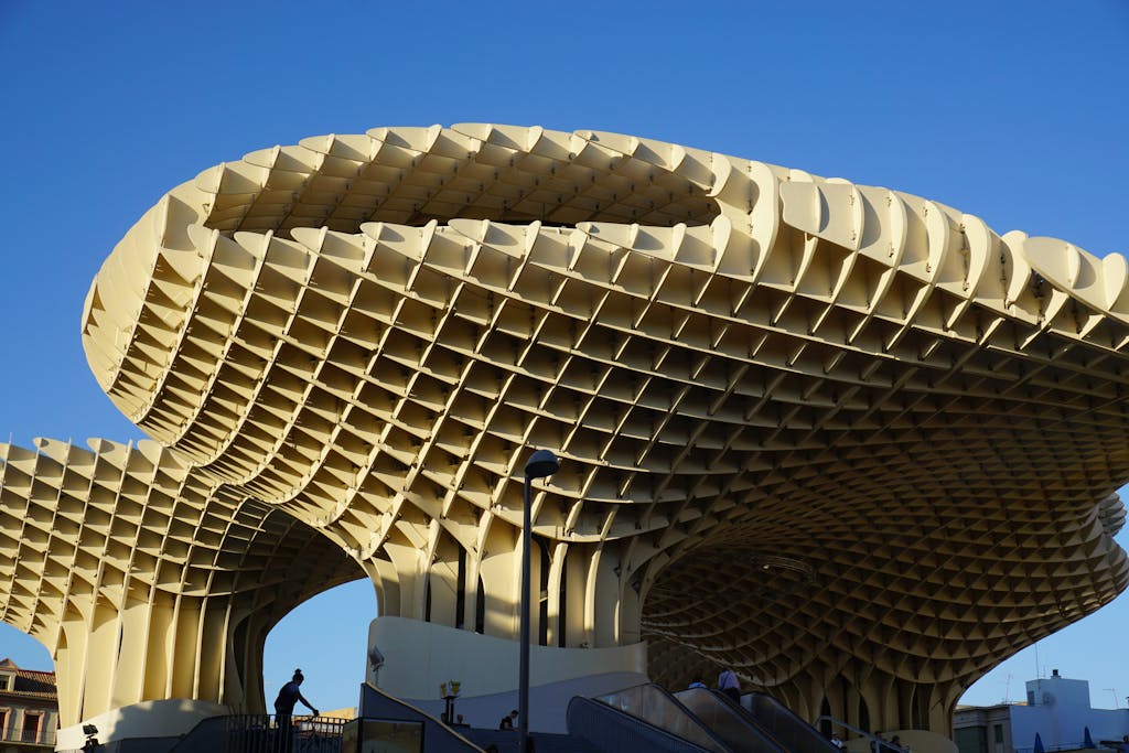 Metropol Parasol, a must-see modern landmark featured in this Seville travel guide